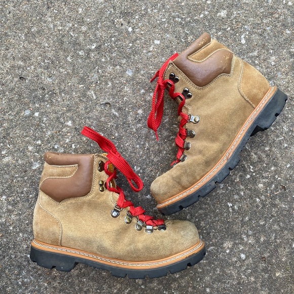 Vintage Honchos Leather Hiking Boots - Picture 1 of 6